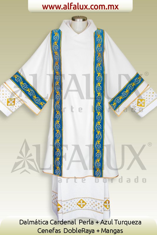 Dalm CardeAzulTurq DobleRaya